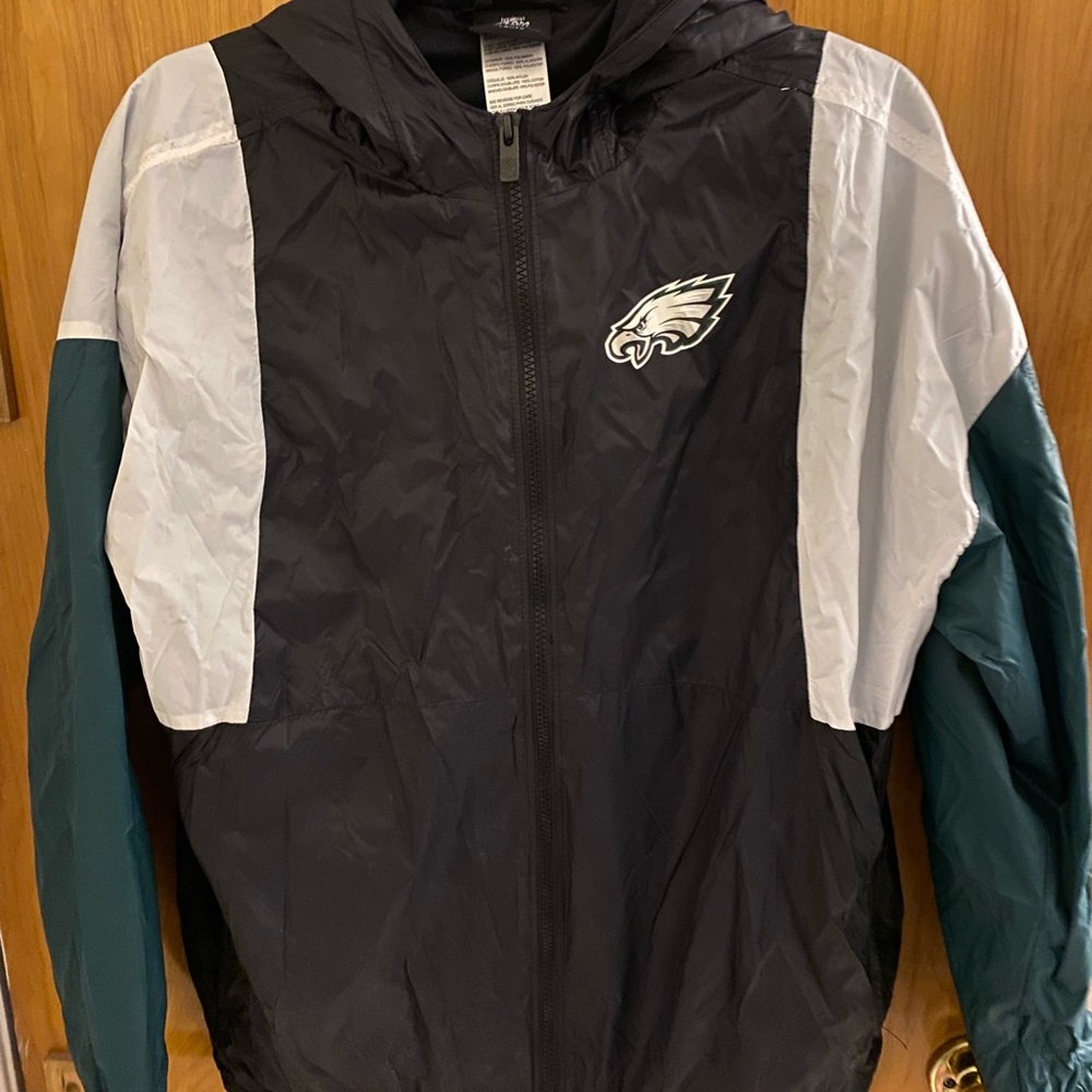 Youth XL (18/20) Philadelphia Eagles windbreaker.